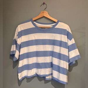 Hollister stripped cropped top